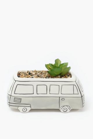 Potted Plant Novelty Bus