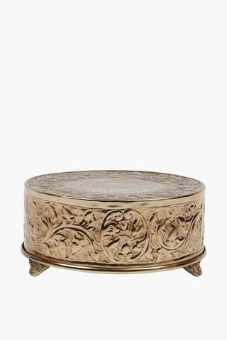 Aluminium Embossed Cake Stand