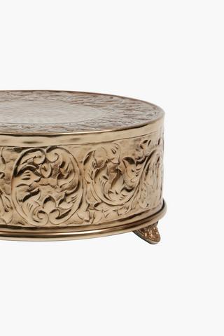 Aluminium Embossed Cake Stand