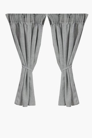 2 Pack Bronx Cafe Curtain, 110x120cm
