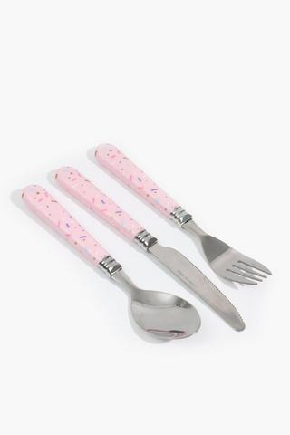 3 Piece Kelly Candy Melamine Cutlery Set