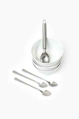 9 Piece Ice Cream Set