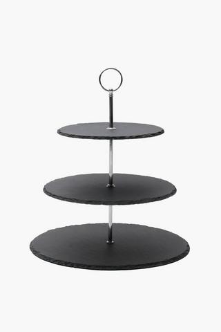 Slat 3 Tier Cake Stand