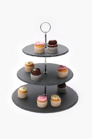 Slat 3 Tier Cake Stand
