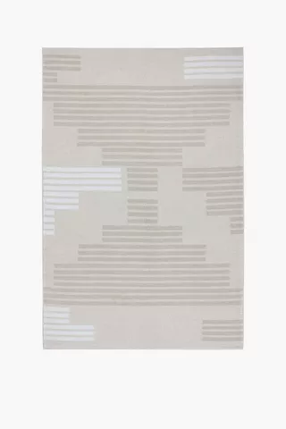Jacquard Stripe Rug, 120x180cm