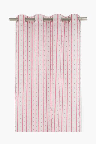 Sheer Tufted Eyelet Curtain, 140x225cm