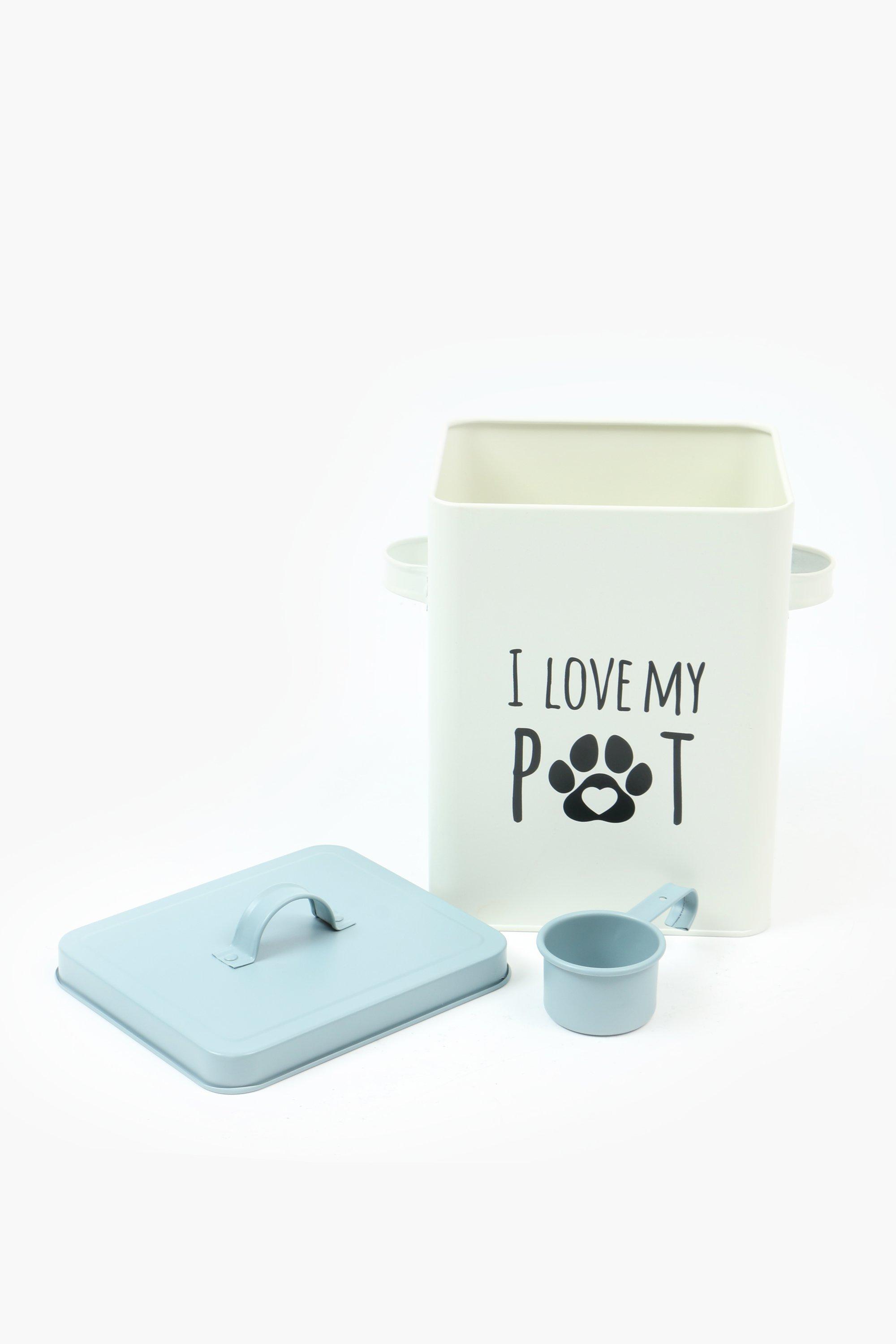 Pet food hotsell storage tin