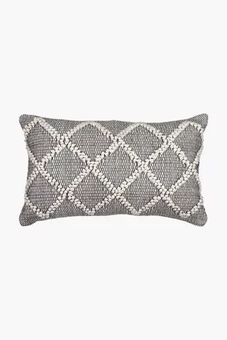 Textured Diamond Breeze Scatter Cushion, 40x60cm