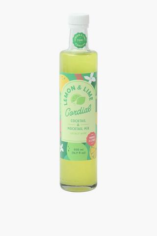 Lemon And Lime Cordial, 500ml