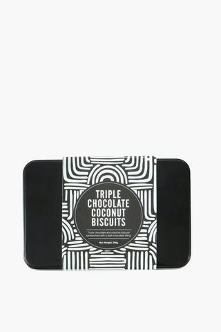 Festive Triple Chocolate Coconut Biscuits, 250g