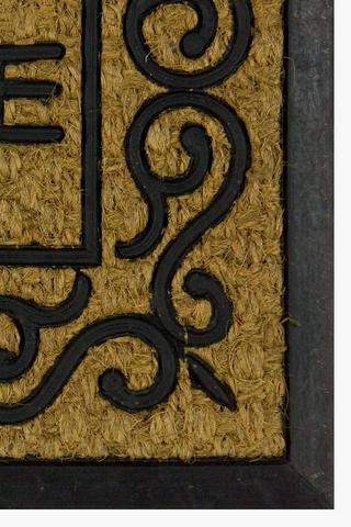 Coir Printed Welcome Door Mat, 40x60cm
