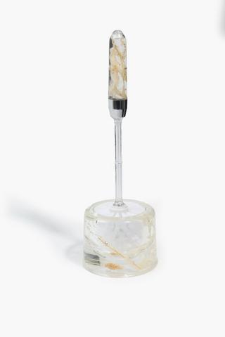 Pressed Flower Toilet Brush