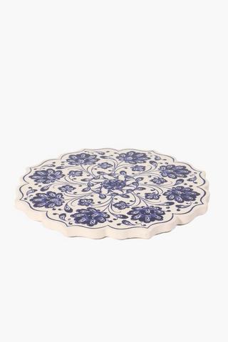 Floral Ceramic Trivet