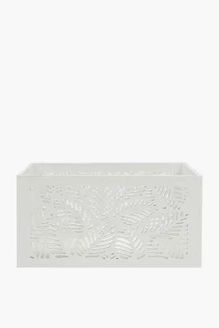 Lace Cut Out Utility Crate, Large