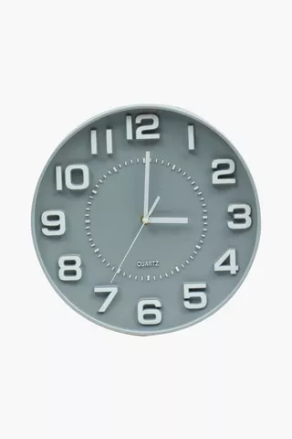 Dimensional Digit Clock, 30cm