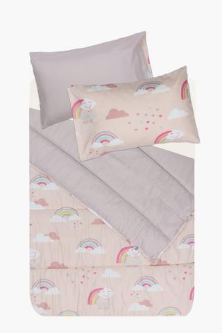 Soft Touch Rainbow Reversible Comforter Set