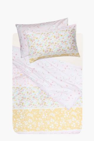 Soft Touch Autumn Floral Reversible Duvet Cover Set