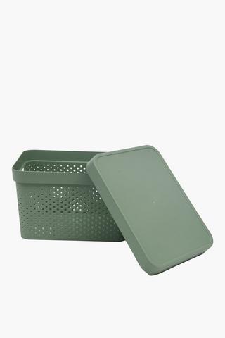 18l Dotted Storage Basket