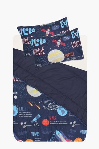Soft Touch Space Universe Reversible Comforter Set
