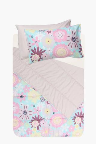 Soft Touch Floral Reversible Comforter Set