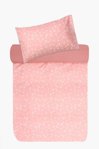 Soft Touch Daisy Blossom Reversible Duvet Cover Set