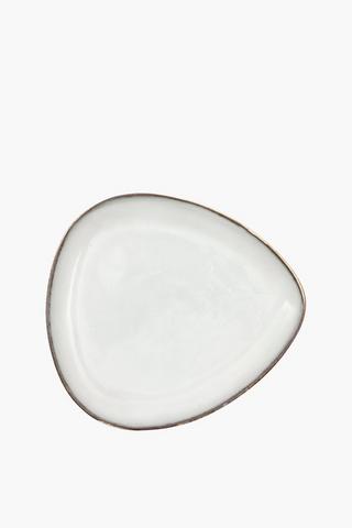 Tri Glaze Stoneware Side Plate
