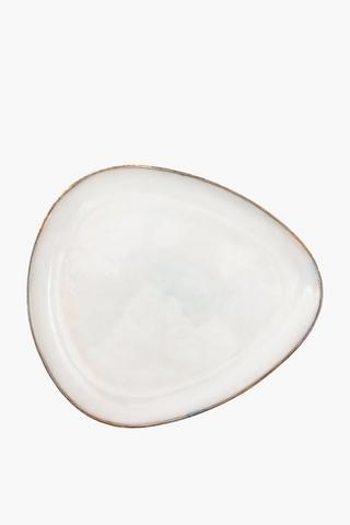 Tri Glaze Stoneware Dinner Plate
