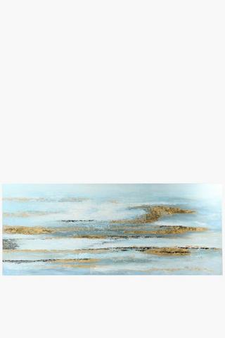 Abstract Landscape Canvas, 70x170cm