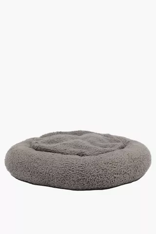 Sherpa Round Pet Bed, 70cm