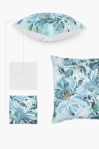 Printed Floral Scatter Cushion Cover, 60x60cm