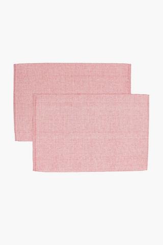 2 Pack Stripe Placemats