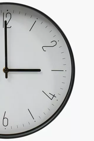 Quartz Basic Clock, 30cm