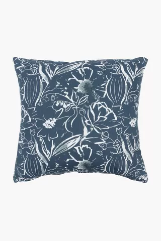 Printed Shelly Botanical Scatter Cushion Cover, 50x50cm

