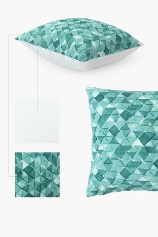 2 Pack Struisbaai Geometric Scatter Cushion Covers, 45x45cm