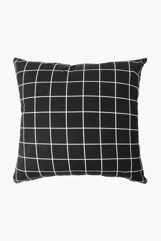 Clifton Check Scatter Cushion Cover, 60x60cm