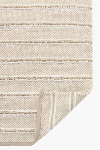 2 Piece Micro Diagonal Cotton Bath Mat Set