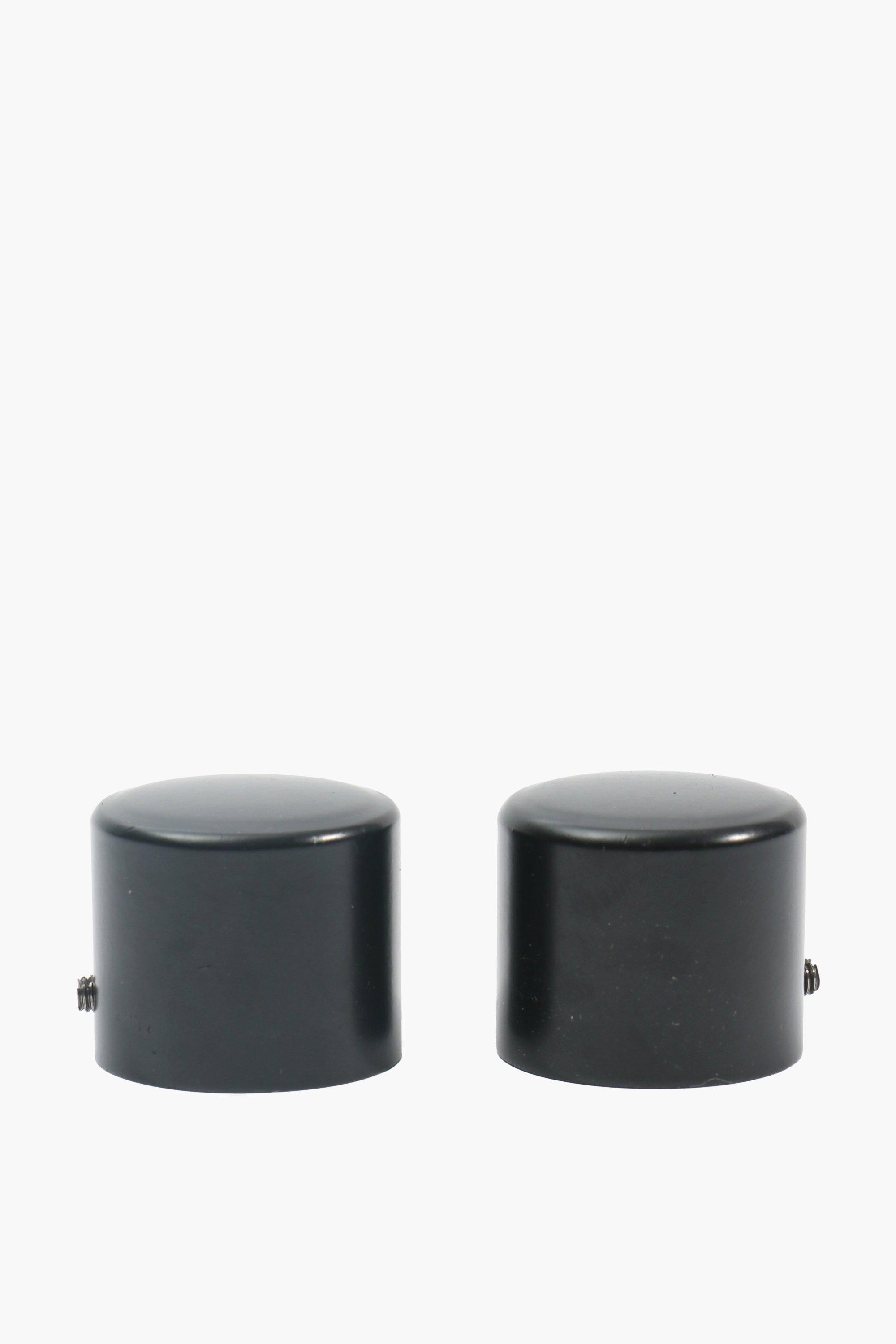 2 Pack Metal Rod End Caps, 25mm