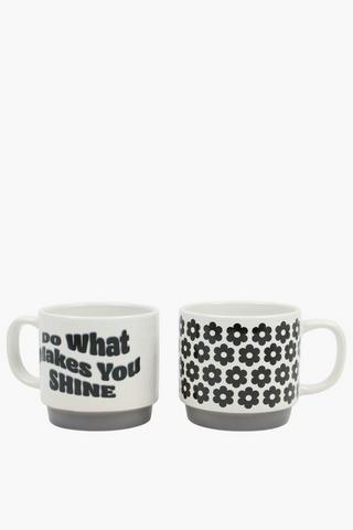 Colab Xia Carstens 2 Pack Mugs