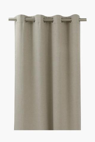 Lucca Textured Eyelet Curtain, 140x250cm