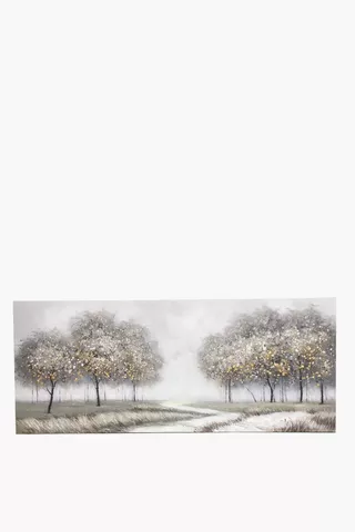 Glitter Tree Canvas, 70x170cm