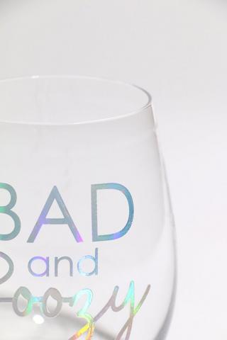 Script Stemless Wine Glass