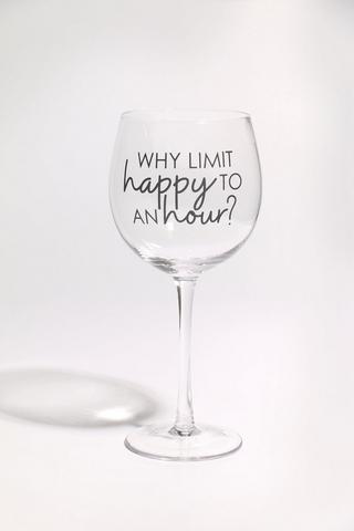 Script Gin Glass