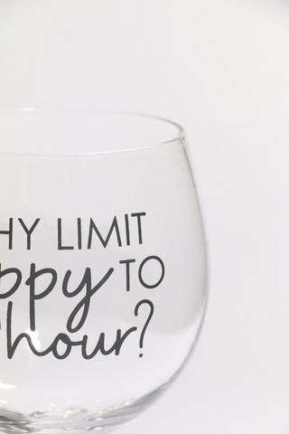 Script Gin Glass