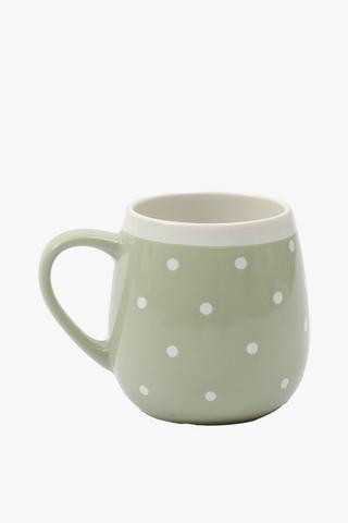 Polka Dot Stoneware Mug