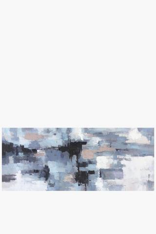 Marbled Water Canvas, 70x170cm