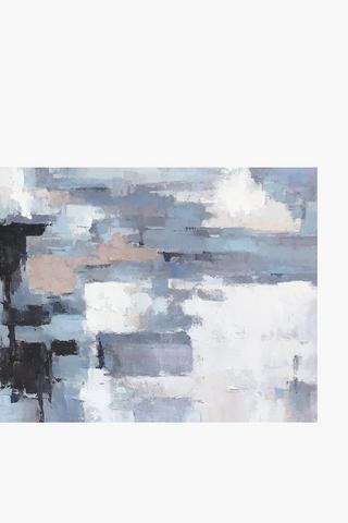 Marbled Water Canvas, 70x170cm