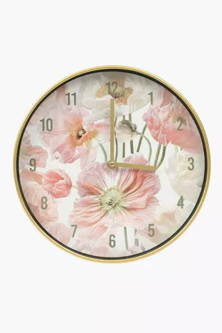 Westbrook Poppy Clock, 30cm