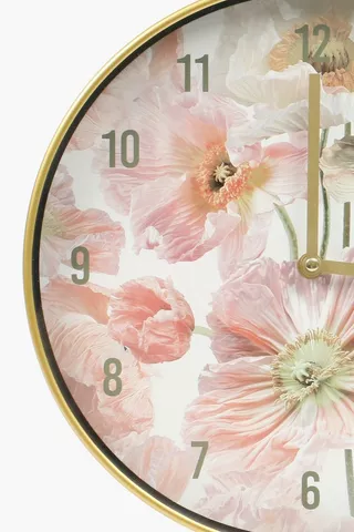 Westbrook Poppy Clock, 30cm