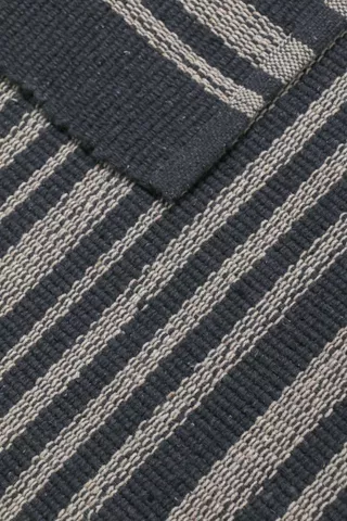 Trinidad Jacquard Stripe Rug, 50x80cm