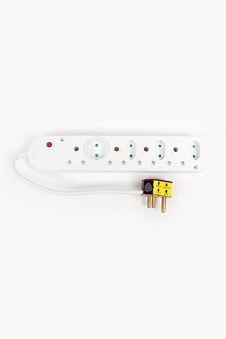 Eurolux 8-way Surge Plug